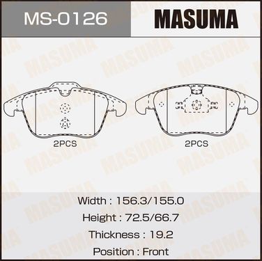 Masuma MS0126 Деталь | перед | - 1