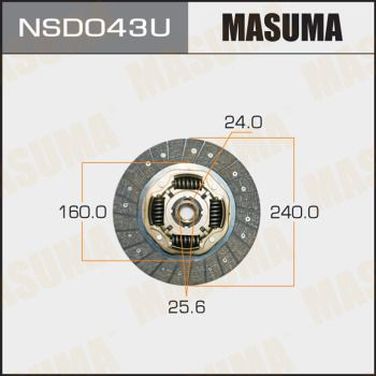 Masuma NSD043U Диск сцепления exedy - 1
