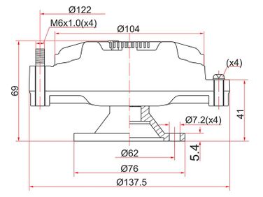 SAT ST-16210-64020 Вискомуфта - 2