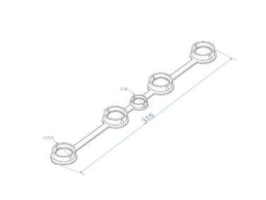 SAT K13271-2J201 Прокладка свечных колодцев - 2