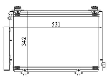 SAT ST-TY10-394-0 Радиатор кондиционера - 1