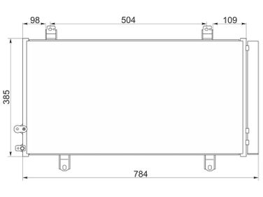 SAT ST-TYL6-394-0 Радиатор кондиционера - 1
