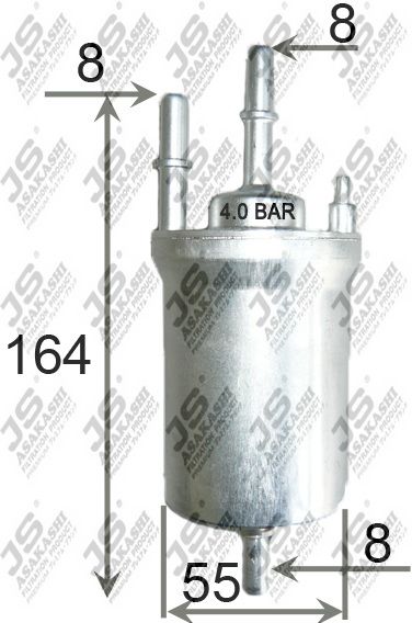 JS Asakashi FS0061 Фильтр топливный - 1