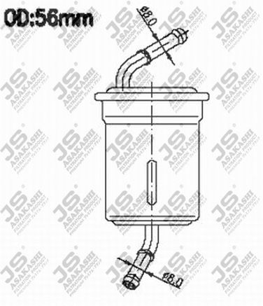 JS Asakashi FS9201 Фильтр топливный - 1