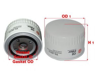 Sakura TC2513 Снят с производства Фильтр масляный - 1