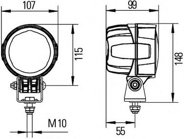 Hella 1G0 996 263-031 Фара рабочего освещения - 3