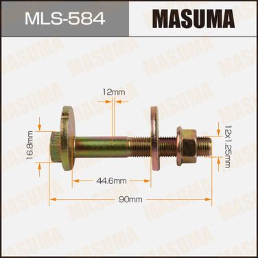 Masuma MLS584 Болт регулировки развала колёс - 1