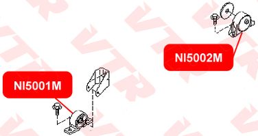 VTR NI5001M Подушка двигателя, передняя - 2