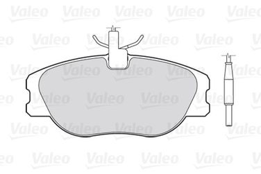 Valeo 301064 Комплект тормозных колодок, дисковый тормоз | перед | - 1