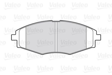 Valeo 301316 Комплект тормозных колодок, дисковый тормоз | перед | - 1