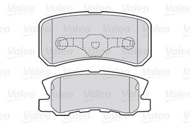 Valeo 301520 Комплект тормозных колодок, дисковый тормоз | зад | - 1