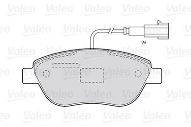 Valeo 301721 Комплект тормозных колодок, дисковый тормоз | перед | - 1