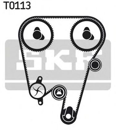 SKF VKMC 06603 Комплект ремня ГРМ + насос водяной - 1
