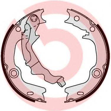 Brembo S 30 532 Колодки тормозные стояночного тормоза - 1