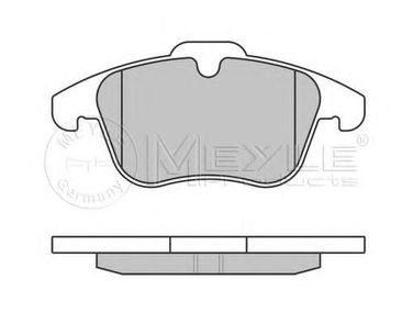 Meyle 025 243 3218/PD Колодки тормозные дисковые | перед | - 2