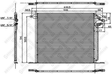 Stellox 10-45068-SX Радиатор конд. MB Vito 2.0/2.2/2.3 97-03 - 1