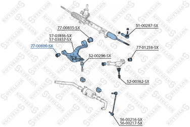 Stellox 77-00800-SX С/б пер Land Rover Range Rover Sport 05> | перед прав/лев | - 1