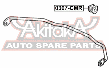 Asva 0307-CMR Втулка стабилизатора | зад прав/лев | - 2
