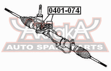 Asva 0401-074 Сайлентблок рулевой рейки | перед | - 2