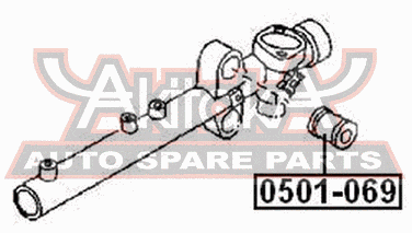 Asva 0501-069 Сайлентблок рулевой рейки | перед | - 2