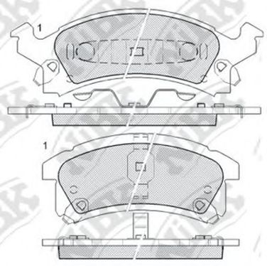 NIBK PN0311 Колодки тормозные дисковые | перед | - 2