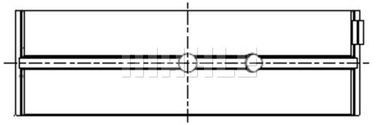 Mahle 061 HL 19078 050 Подшипник коренной (пара) - 2