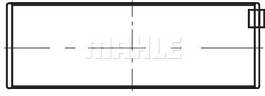 Mahle 001 HL 20044 050 Подшипник коренной (пара) - 1