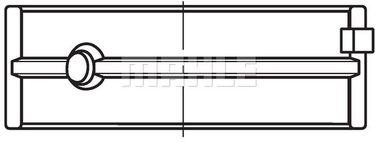 Mahle 001 HL 20044 050 Подшипник коренной (пара) - 2