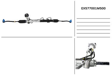 Mando EX577001M500 Рейка рулевая - 1