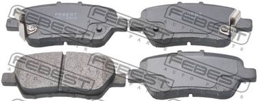 Febest 0301-RB2R Колодки тормозные | зад прав/лев | - 1