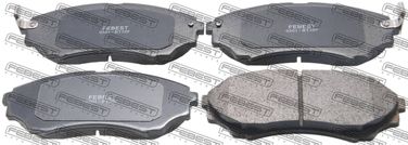Febest 0501-BT50F Колодки тормозные | перед прав/лев | - 2