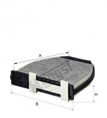 Hengst E2954LC03 Фильтр салона угольный - 2