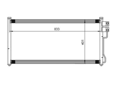 SAT ST-FDE1-394-0 Радиатор кондиционера - 2