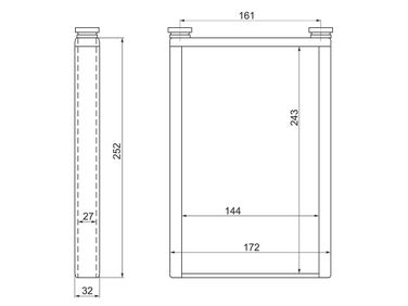 SAT ST-TY12-395-0 Радиатор отопителя салона - 1