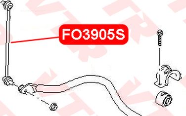 VTR FO3905S Тяга стабилизатора передней подвески - 2