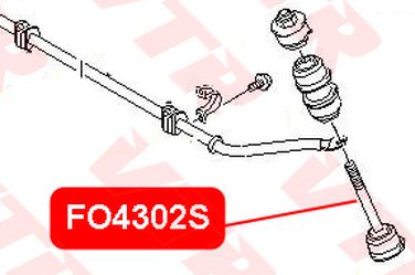 VTR FO4302S Тяга стабилизатора задней подвески - 3