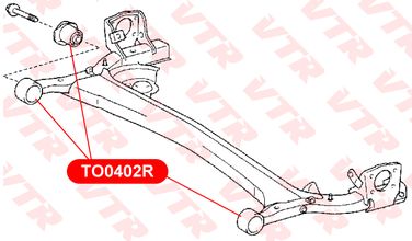 VTR TO0402R Сайлентблок балки задней подвески - 2