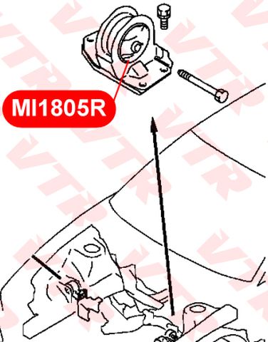VTR MI1805R Сайлентблок подушки двигателя - 2