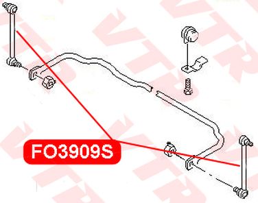 VTR FO3909S Тяга стабилизатора передней подвески - 2