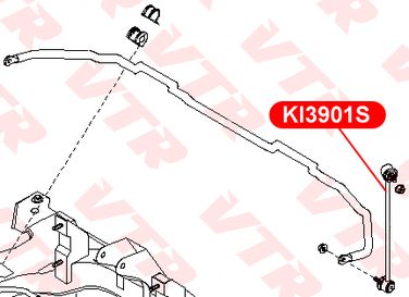 VTR KI3901S Тяга стабилизатора передней подвески - 2