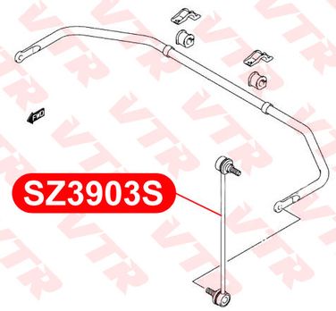 VTR SZ3903S Тяга стабилизатора передней подвески - 2