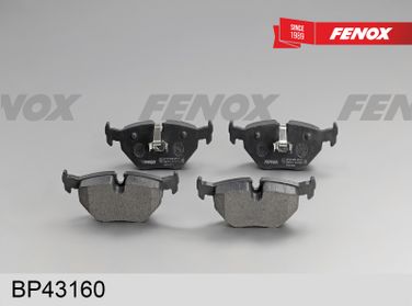 Fenox BP43160 Колодки тормозные дисковые | зад прав/лев | - 3