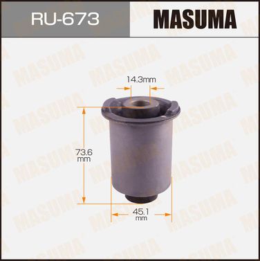 Masuma RU673 Сайлентблок рычага подвески | зад | - 1