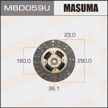 Masuma MBD059U Диск сцепления - 1