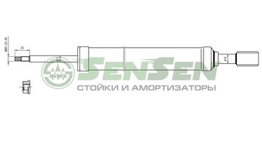 SENSEN 32120188 Амортизатор mazda 5 зад.газ. - 1