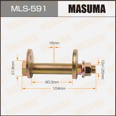 Masuma MLS591 Болт регулировки развала колёс - 1