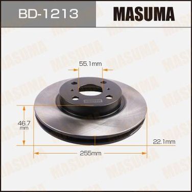 Masuma BD-1213 Диск тормозной | перед | - 1