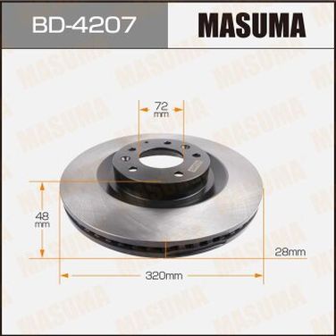Masuma BD-4207 Диск тормозной | перед | - 1
