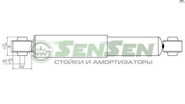 SENSEN 12130246 Амортизатор toyota RAV 4 III 2,0vvti-2,2d 4WD 03.2 | зад | - 1