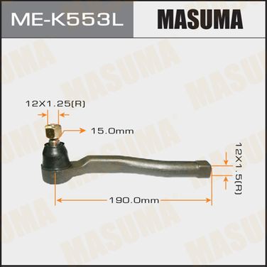 Masuma MEK553L Наконечник рулевой | лев | - 1
